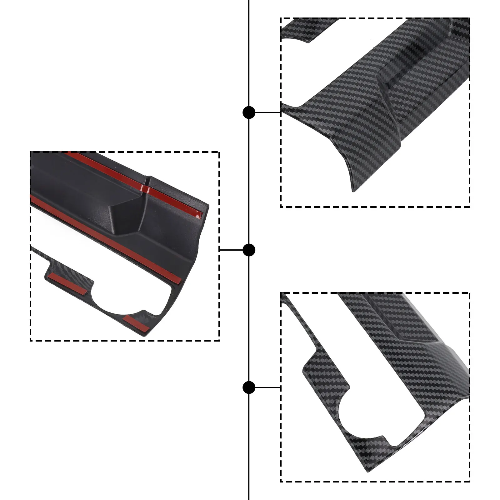 

Car Panel Trim Car Accessories Carbon Fiber Center Console For Civic 2016-2021 For Honda For Honda For Civic Sedan