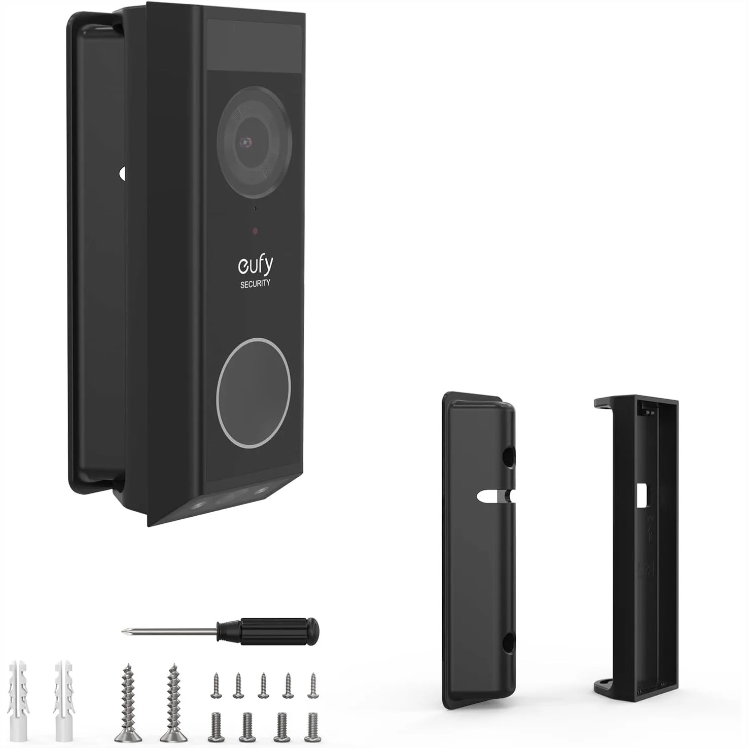 

Adjustable Angle Mount for eufy Video Doorbell E340, 0-35 Degree, Black