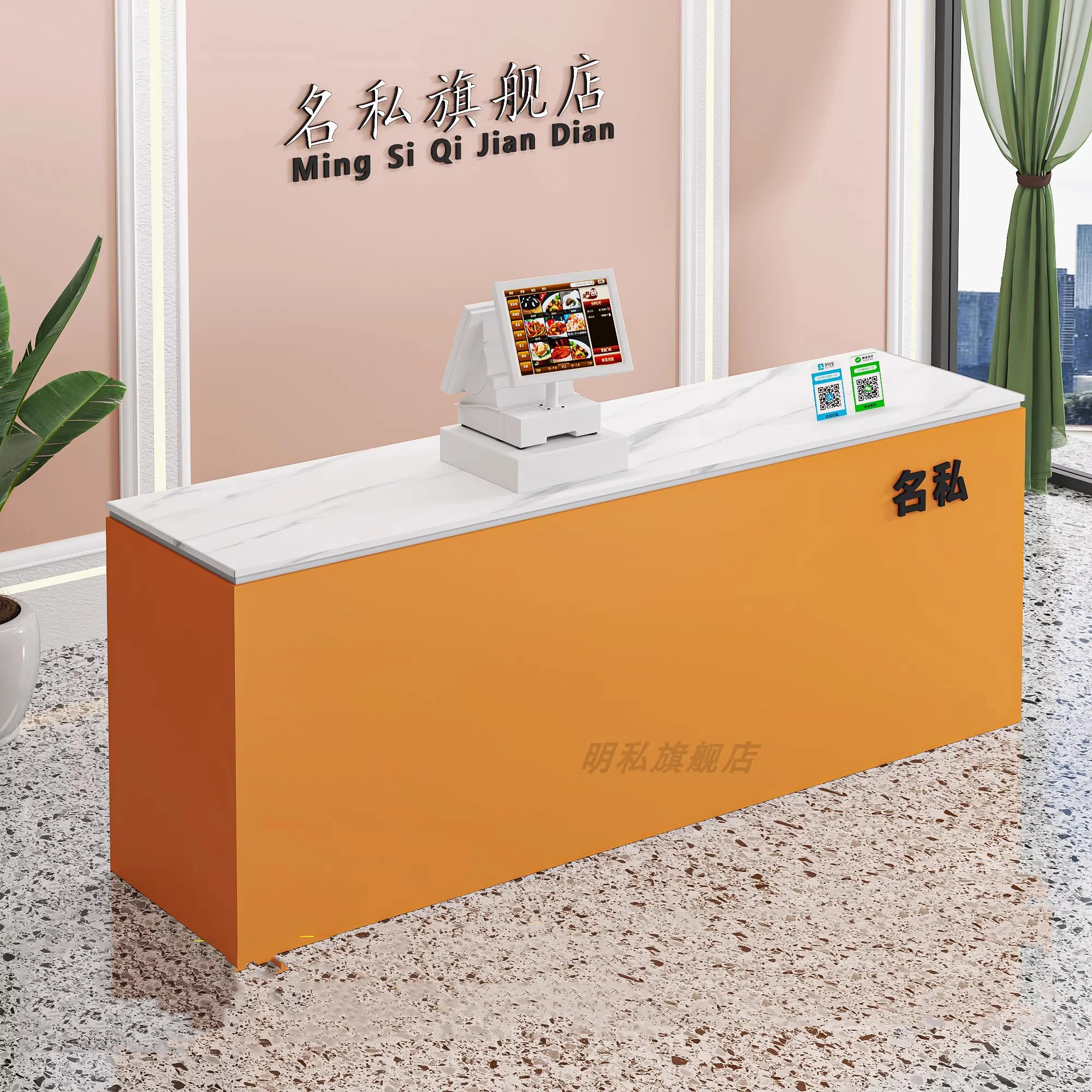 Restaurant Hotel Reception Desks Modern Shop Beauty Bar Luxury Executive Display Reception Desks Design Bureau Lounge Furniture