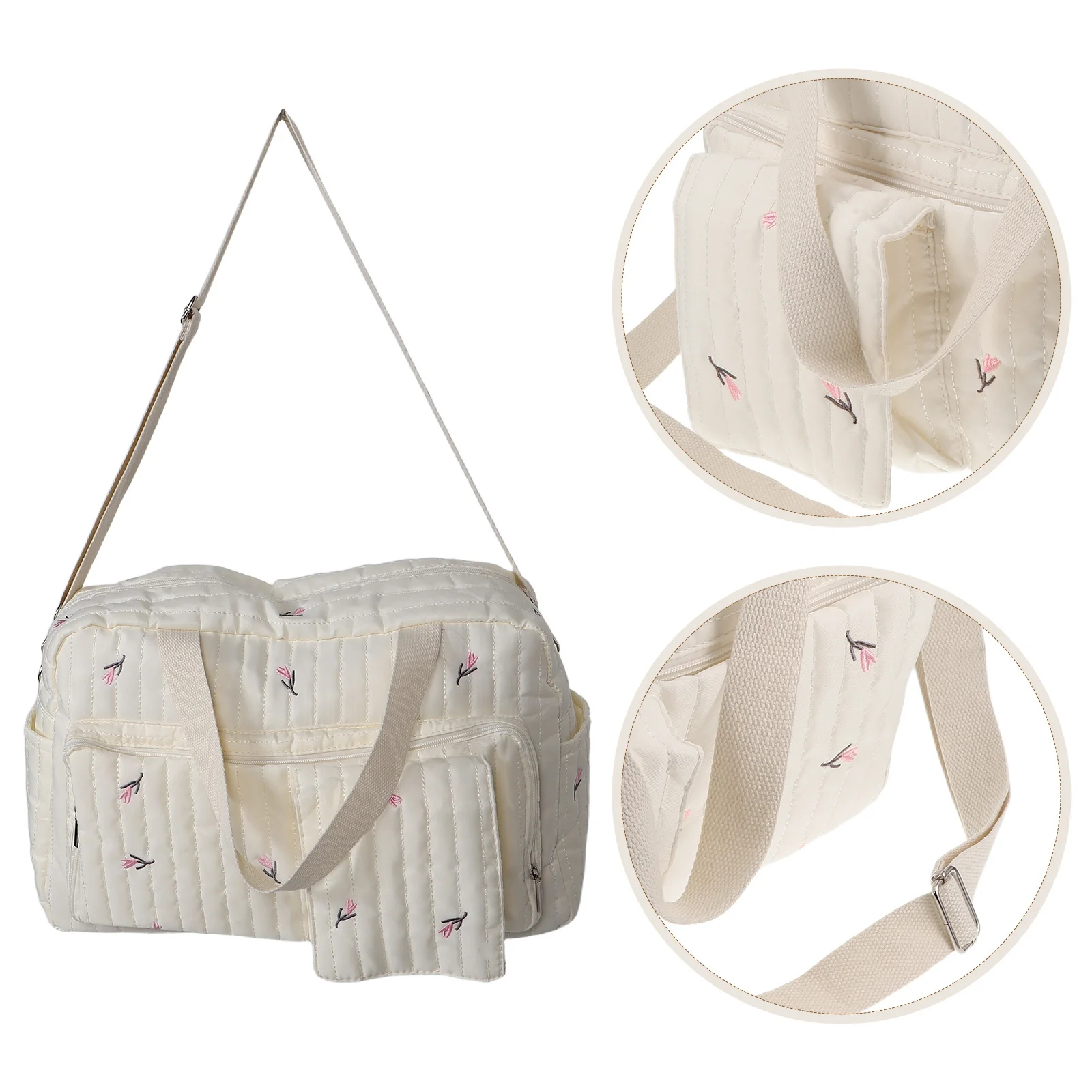 

Large Diaper Bag Tote For Mother Baby Spacious Multifunctional Maternity Travel Bag Printed Outdoor Portable Nappy Changing