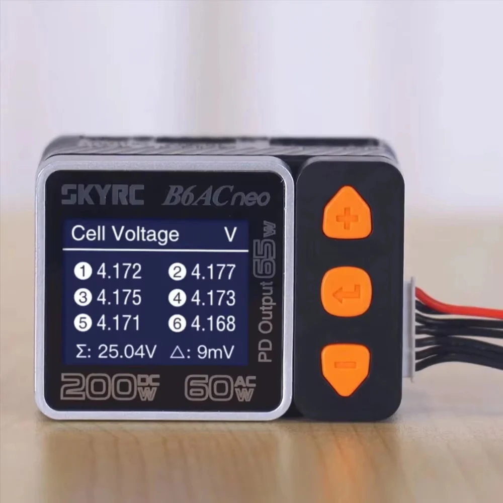 AC 60W DC 200W 10A Smart Balance Charger Support 1 6S Lipo LiFe Lilon LiHV 1 15S NiMH NiCd SKYRC B6ACneo RC Model Spare Parts