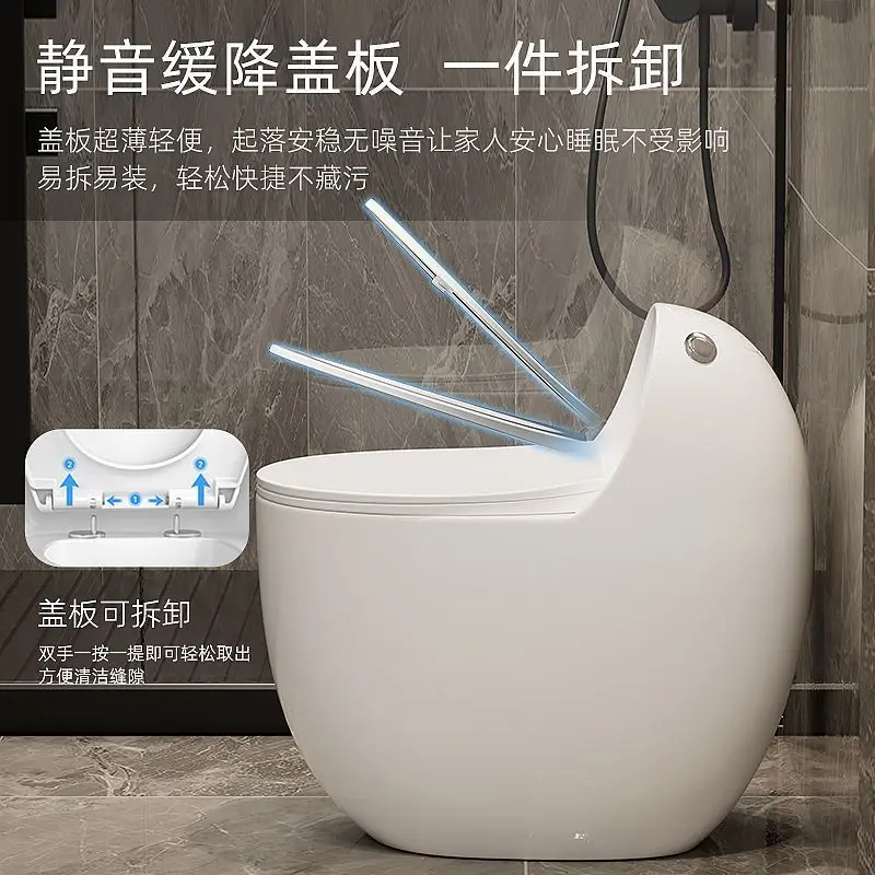 Siphon deodorant large pipe egg toilet