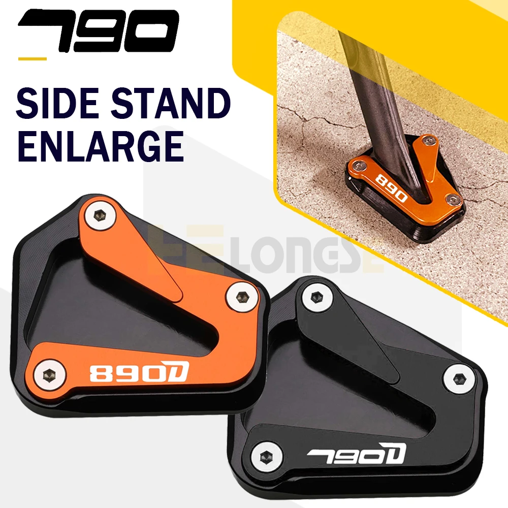 

For KTM 790 890 Duke 890 790DUKE 890DUKE DUKE790 890 Duke L Motorcycle Side Stand Enlarge Pad Kickstand Support Extension Plate