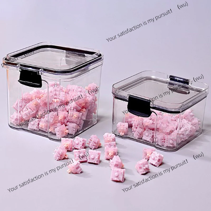 

Keyboard Switches Container Storage Box PC Polycarbonate Switches Box For Mechanical Keyboard 460/700ml