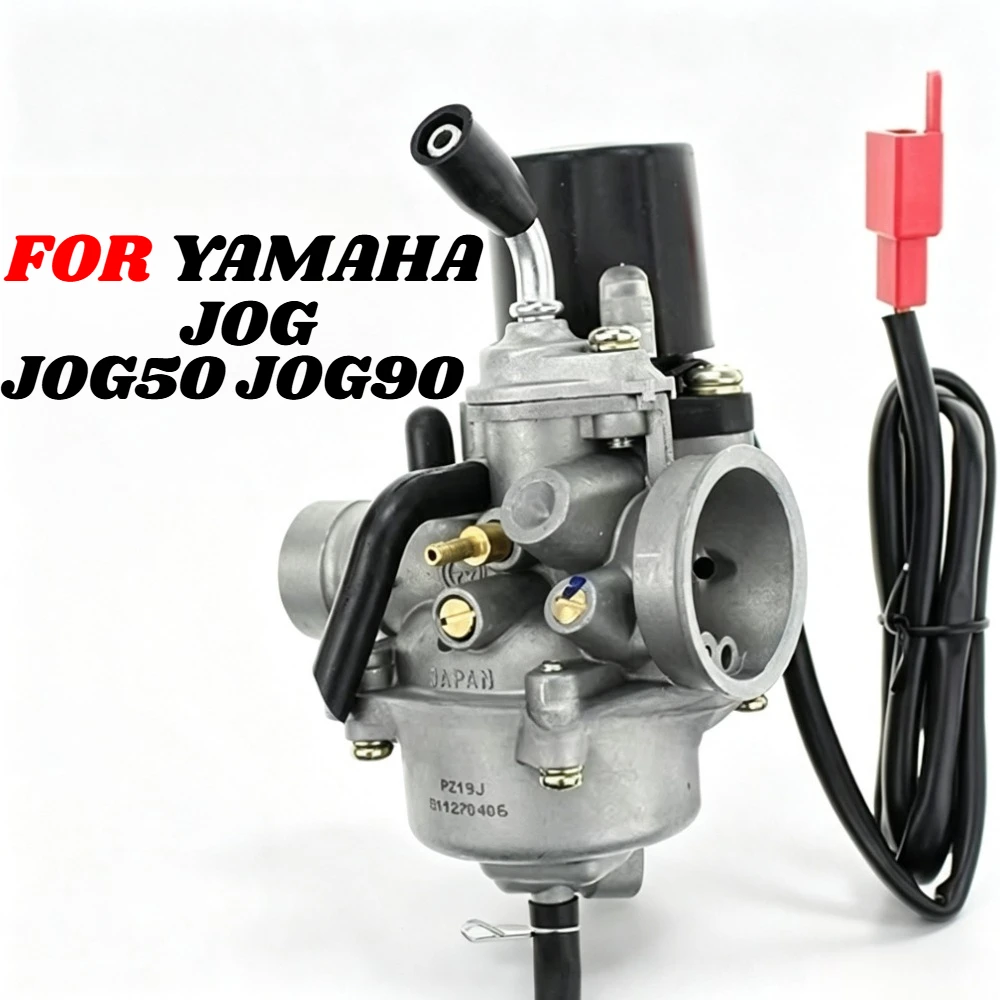 Jog50 Vergaser für Yamaha Jog 50 50 cc JOG90 19 mm mit elektrischem Choke, ATV, Roller, Motorrad, Roller, Vergaser mit Luftfilter