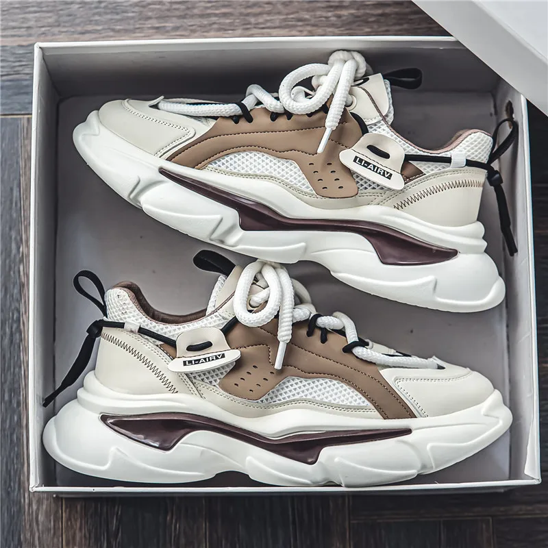 

Spring and Autumn New Exquisite Men's Sneakers Fashion Trend Versatile Casual Shoes Mesh Breathable Comfortable Running Shoes