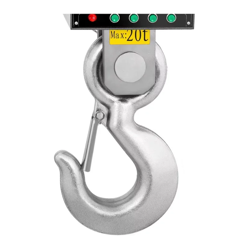 

KCE Crane Scale 20t Stainless Steel LED Display, 0.1kg Accuracy Hook Type Customizable