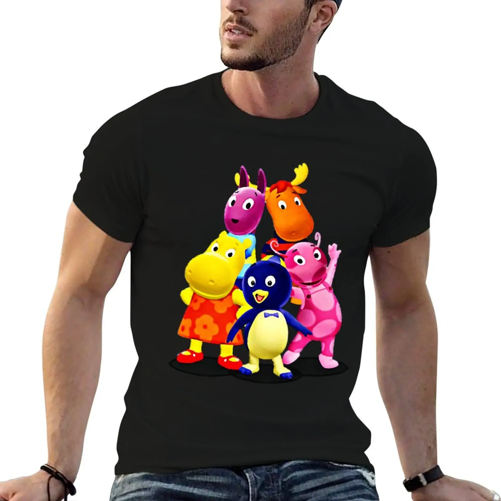 

Classic pack shirt shirt cotton man t T-Shirt backyardigans t cotton