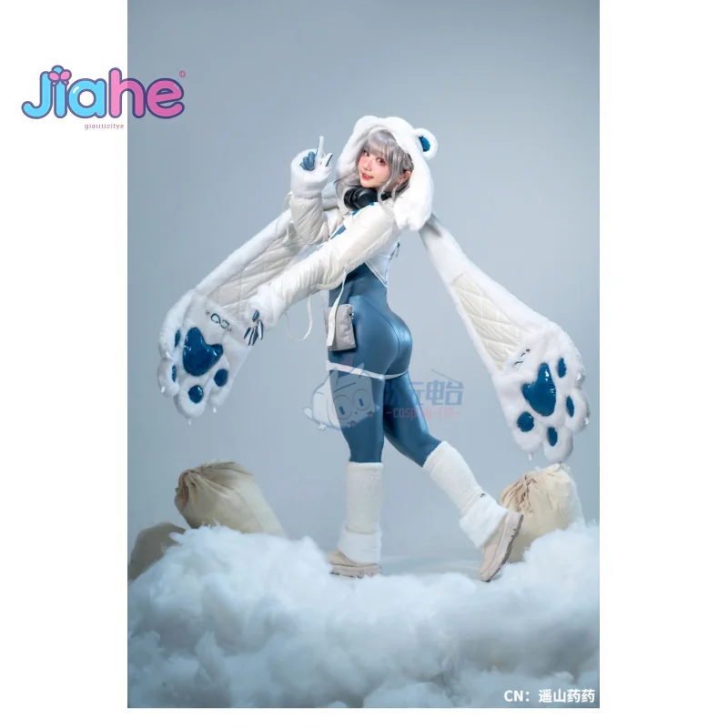 لعبة NIKKE: آلهة النصر Neve أزياء تنكرية بذلة جلدية ضيقة معطف قبعة الهالوين كرنفال الحلو موحدة Neve مجموعة