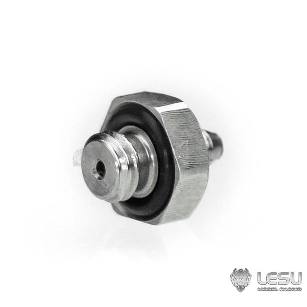 LESU Y-1544-A Metal Stainless Steel Precision Straight Through M3 Nozzle Parts Suitable For Nylon 2*1mm Size Hydraulic Oil Pipe