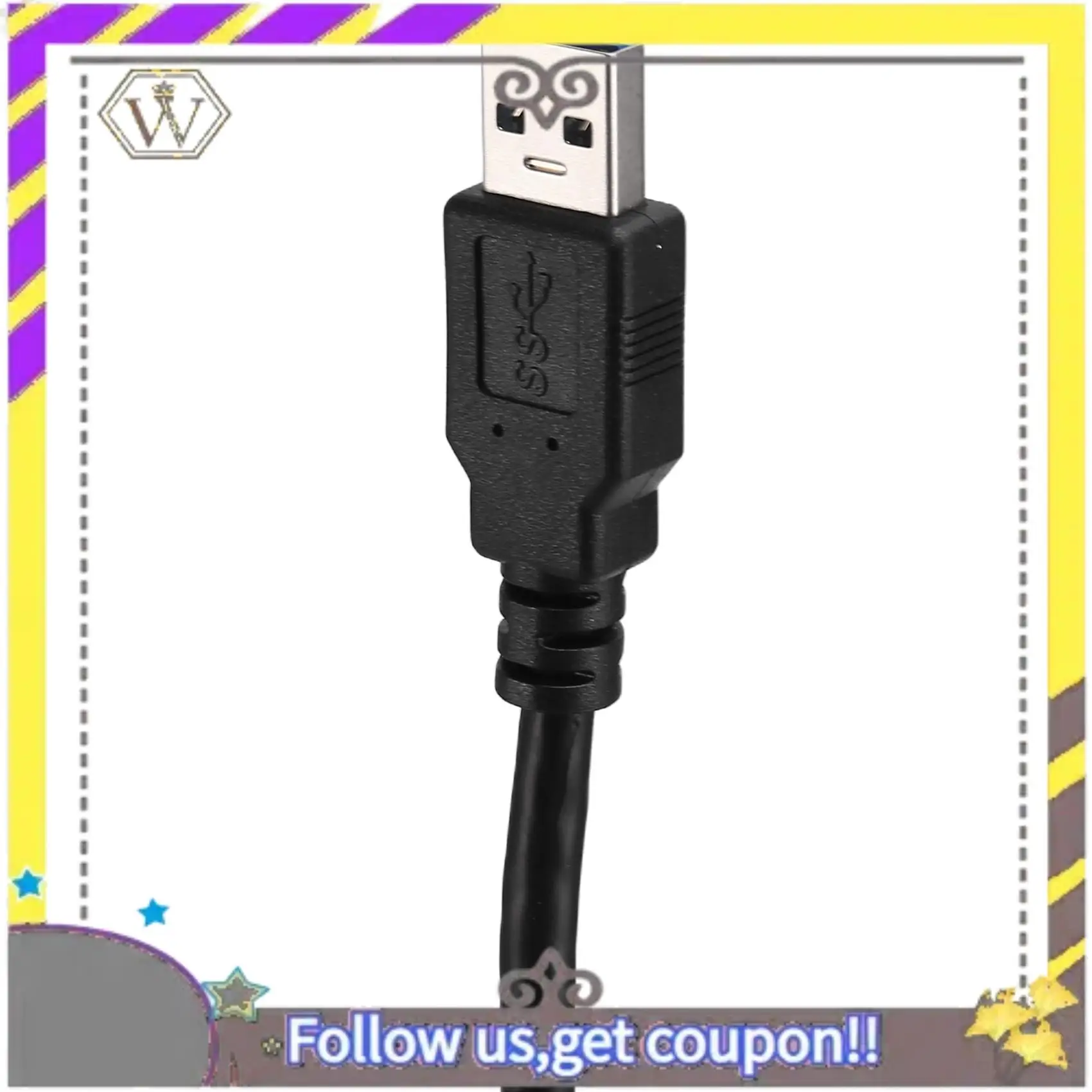 AU33-10 In 1 Powered USB HUB 10 Ports USB Adapter USB Splitter USB 3.0 Interface Individual Switch RGB E-Marker Heat Design