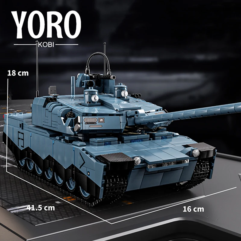 NEW Main Battle Tank Building Blocks Children Toys KF51 Armored Cars Army MOC Bricks Sets WW2 Military Panzer Model Adult Gifts