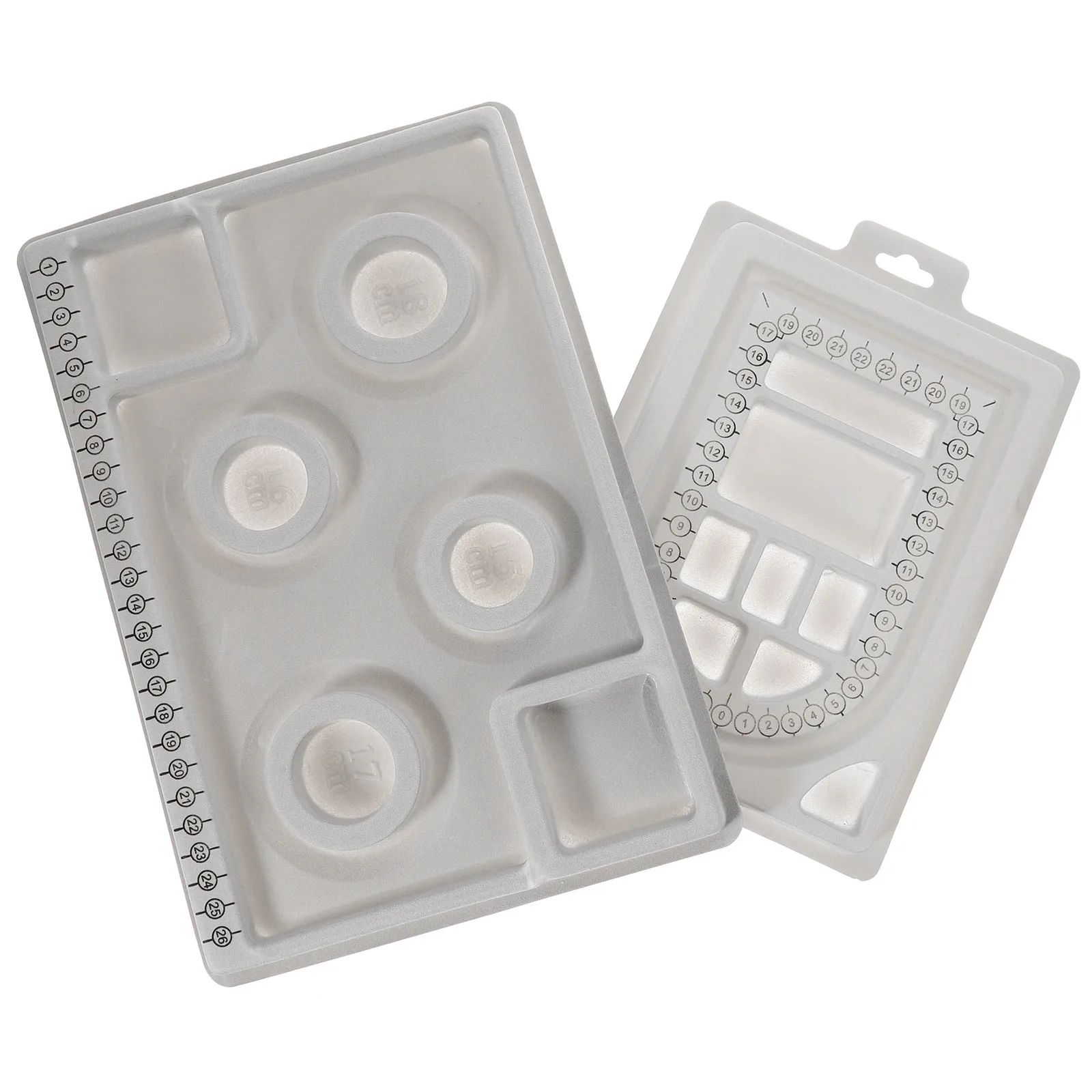 2pcs Jewelry Beading Board Tray Groove Design For Sorting Stringing Beads Diy Bracelet Necklace Making Craft Tool