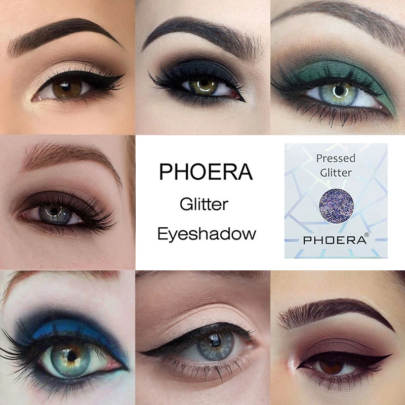 PHOERA 12 Color Natural Matte Eye Shadow Monochrome Mini Waterproof Palette Eyeshadow Beauty Cosmetic Women Eye Makeup