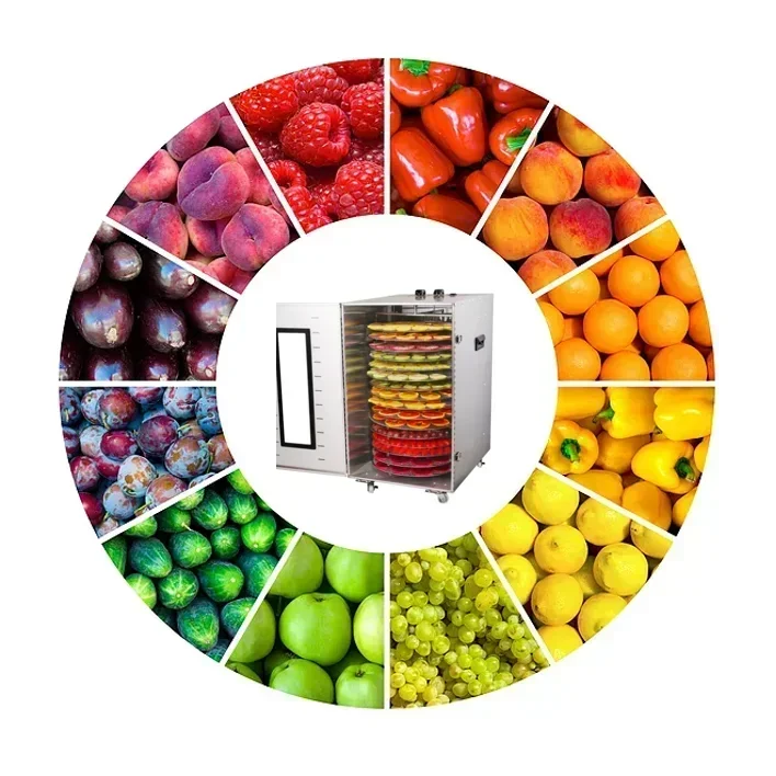 Heavybao Dehydrator For Fruit And Vegetables Industrial Rotating Food Dehydrator Electric Drying Machine With Wheel