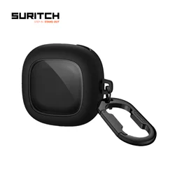 For Beats Fit Pro Case Slim Stylish Transparent Hard PC Shock-Absorbing Protective TPU Shockproof Case with Anti-Lost Keychain