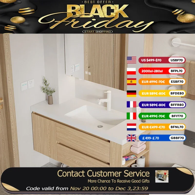 

Modern Organizer Bathroom Cabinets Wall Mounted Luxury Sink Top Bathroom Cabinet Storage Mirror Mobile Bagno Home Furniture