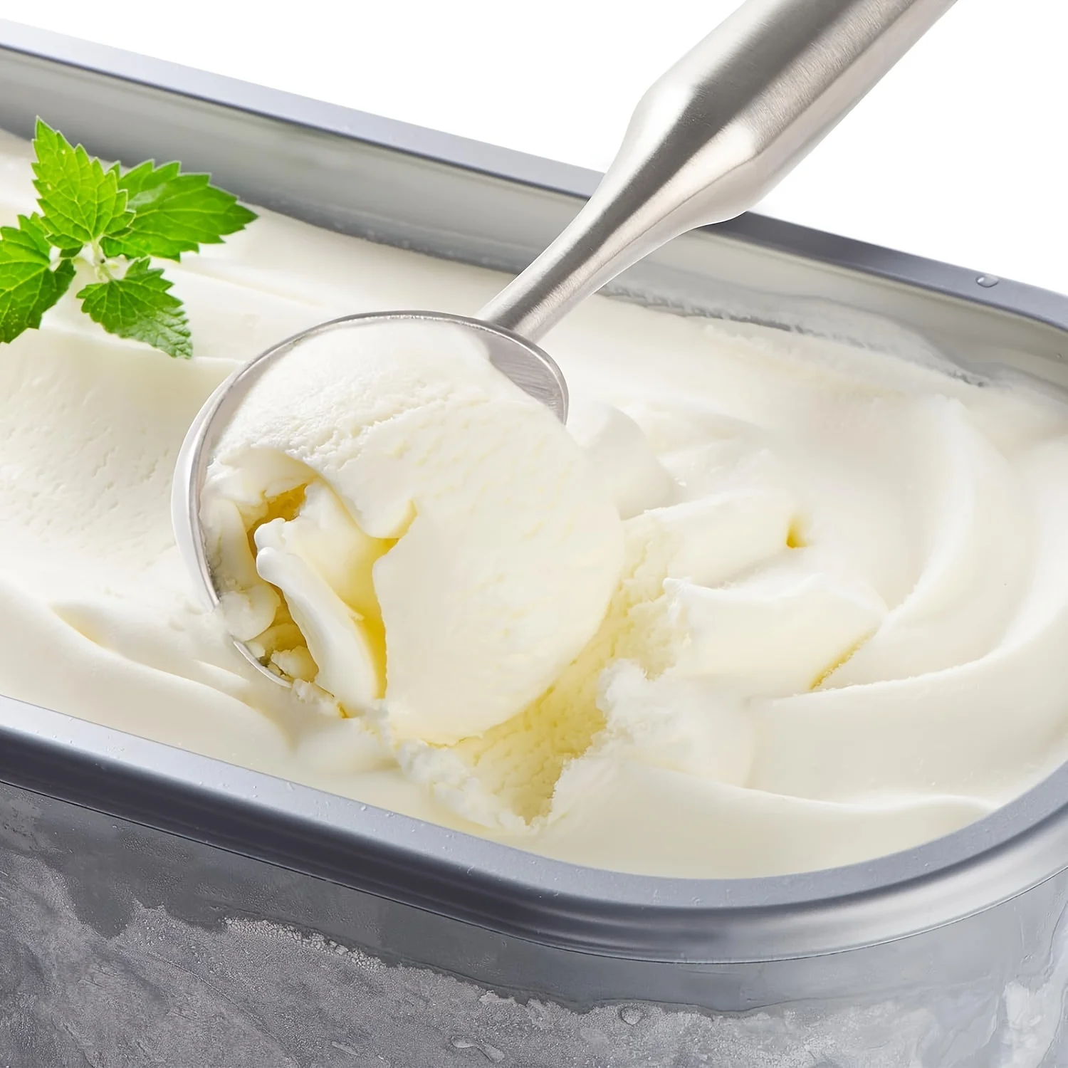 Ложка для мороженого из нержавеющей стали, эргономичная ручка для комфорта, сверхмощная ложка для мороженого, цельный дизайн Ice C