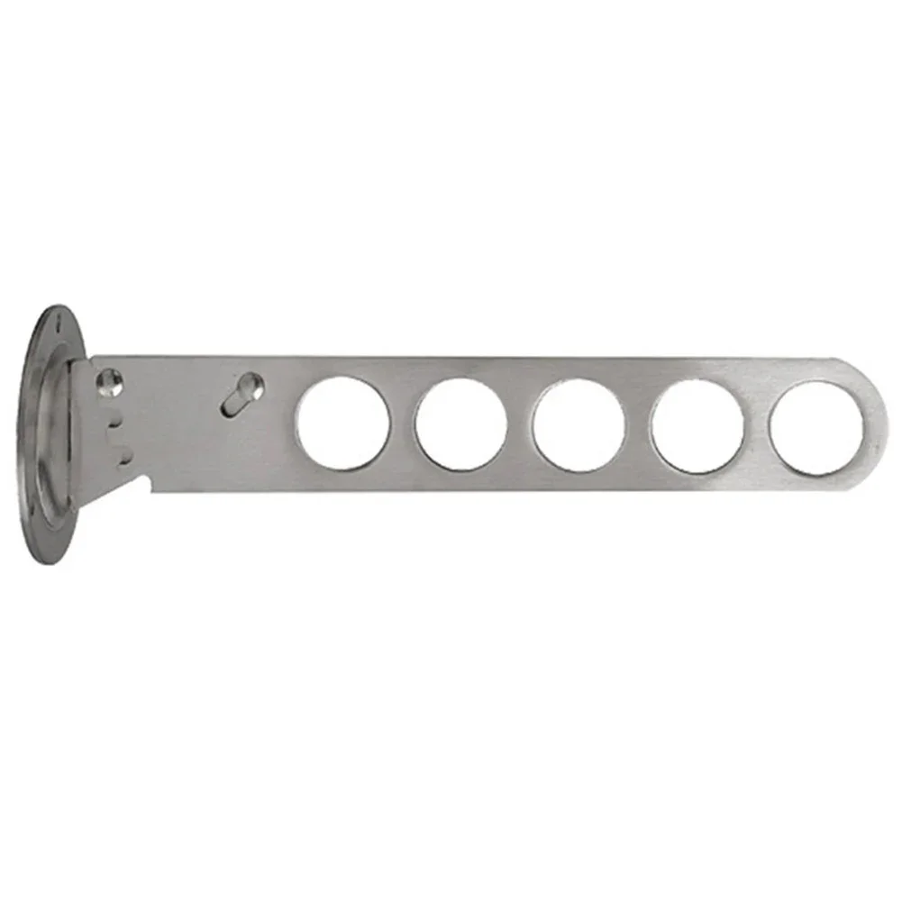 

Прочная вешалка для одежды из нержавеющей стали, настенная стойка-держатель, компактный дизайн, вмещает различные предметы одежды