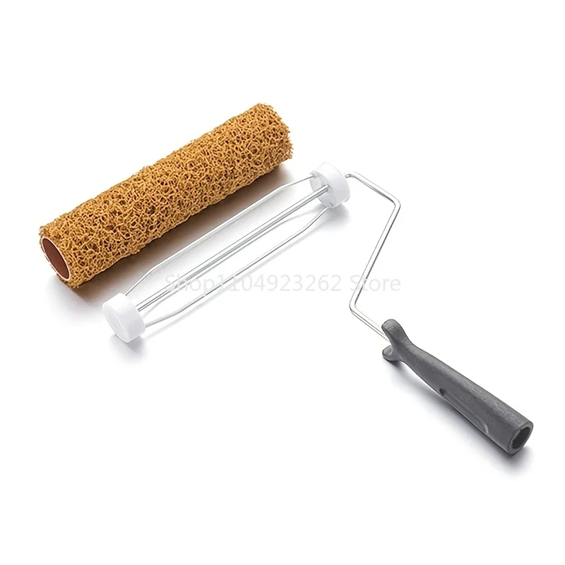 Rolo composto de drywall de escova de textura de parede de 9 polegadas para decoração uniforme de parede ferramenta manual conveniente