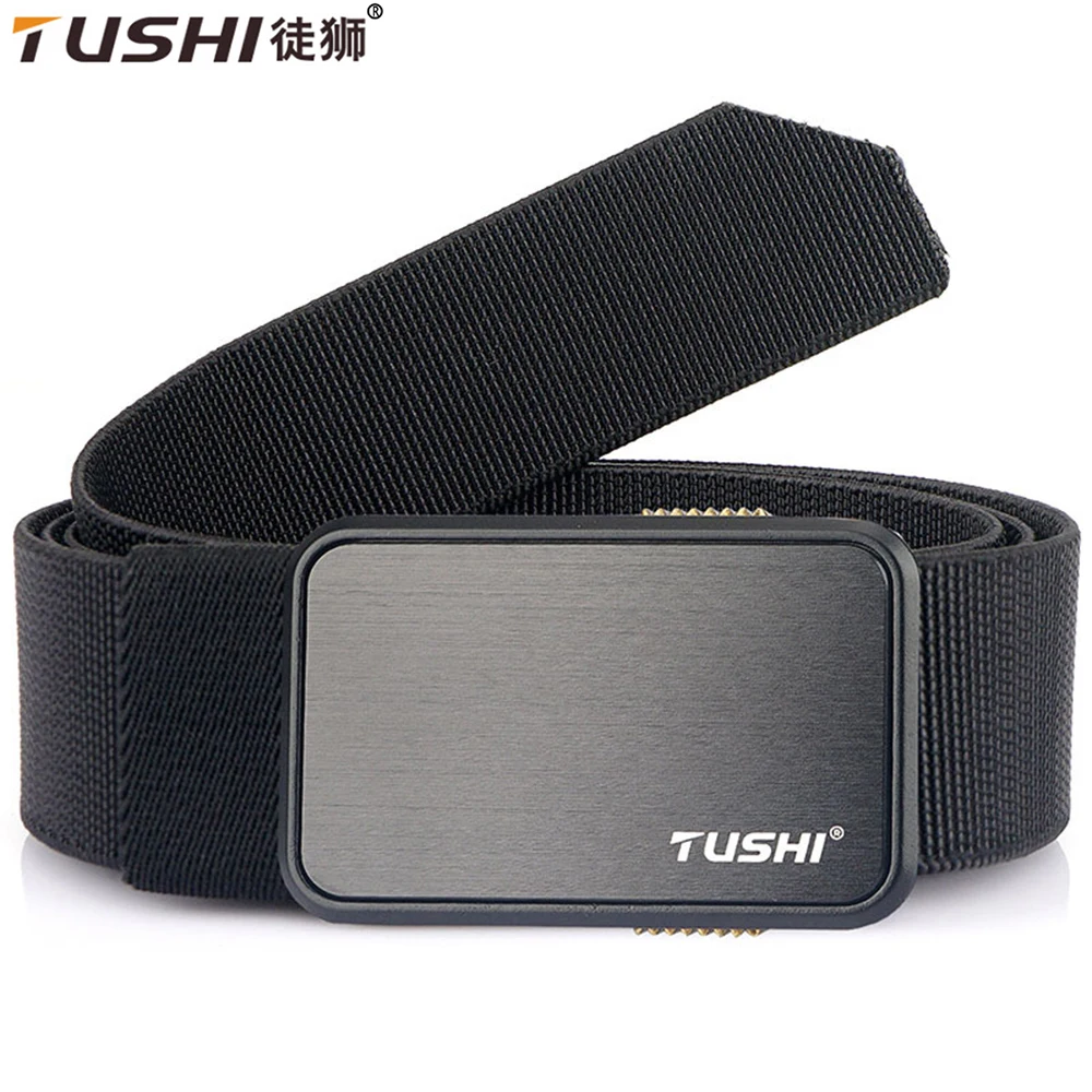 

TUSHI New Men Belt Army Outdoor Hunting Tactical Multi Function Combat Survival High Quality Marine Corps Canvas For Nylon Male