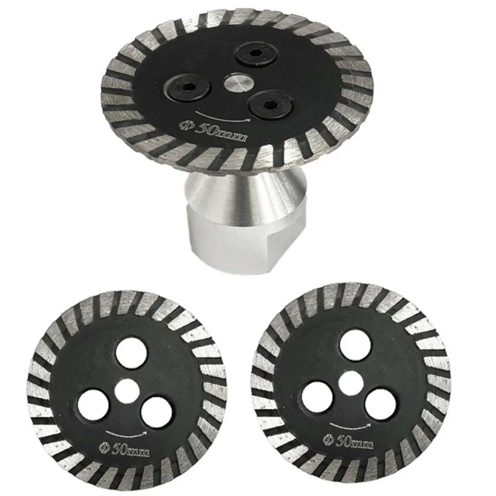 50mm Diamond Turbo Disc For M14 Grinders Precision Carving Cutting Wheel For Granite Stone Marble Detachable Design