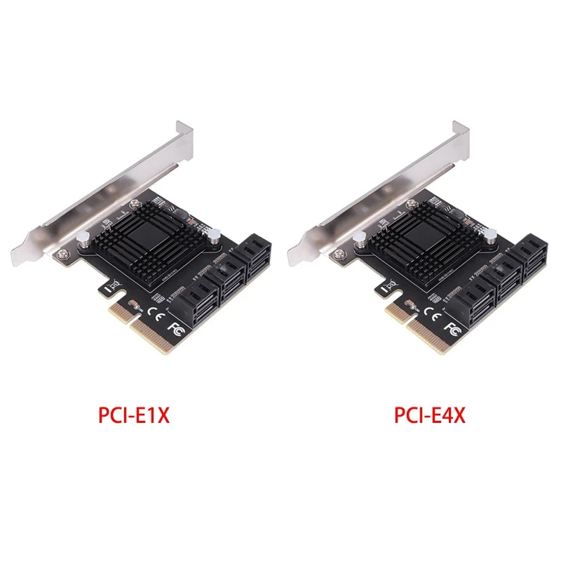 

SATA 3 PCI Expansion Card PCI-E/PCIE SATA Controller SATA Multiplier SATA3 6Gbps Asmedia ASM1166 Chip For HDD SSD