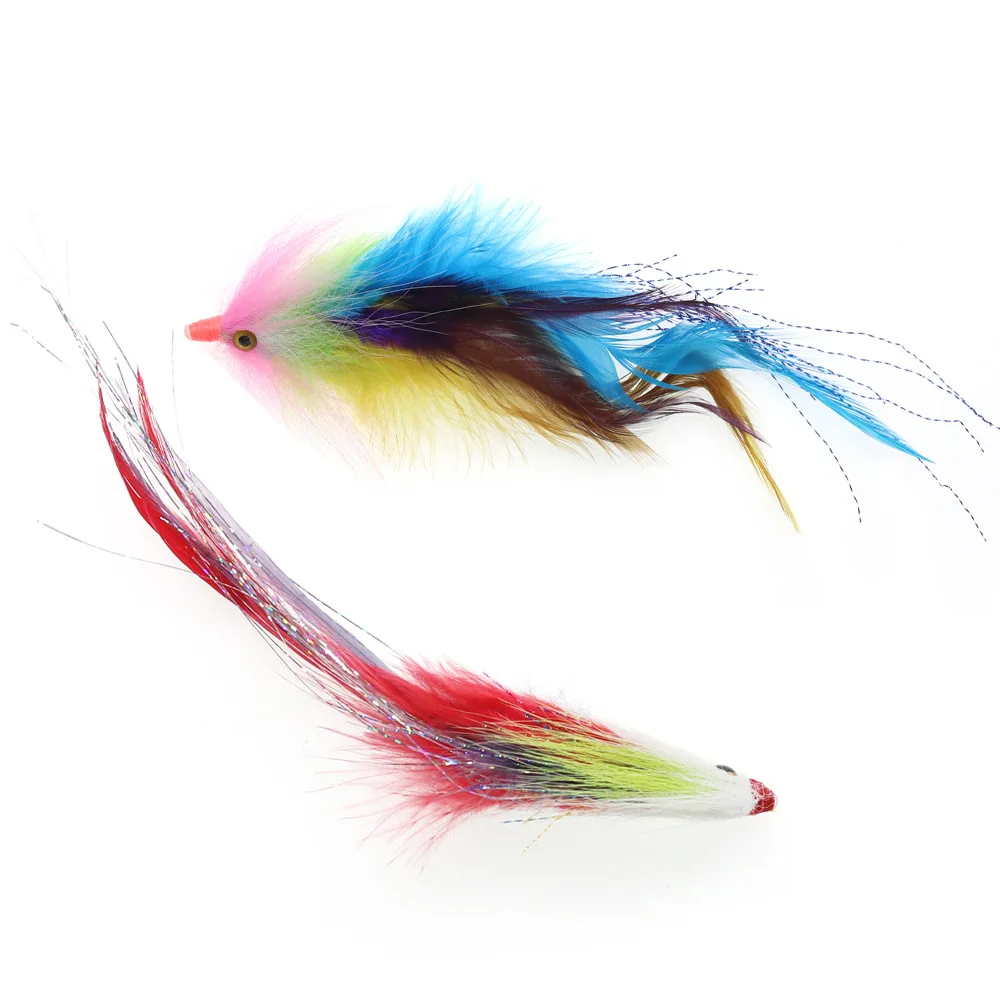Anzuelos de pesca con mosca hechos a mano en 5 colores – Trucha y salmón