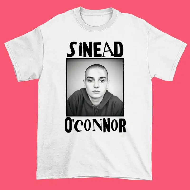 Rare Sinead O' Connor Heavy Cotton White All Size T Shirt TU342