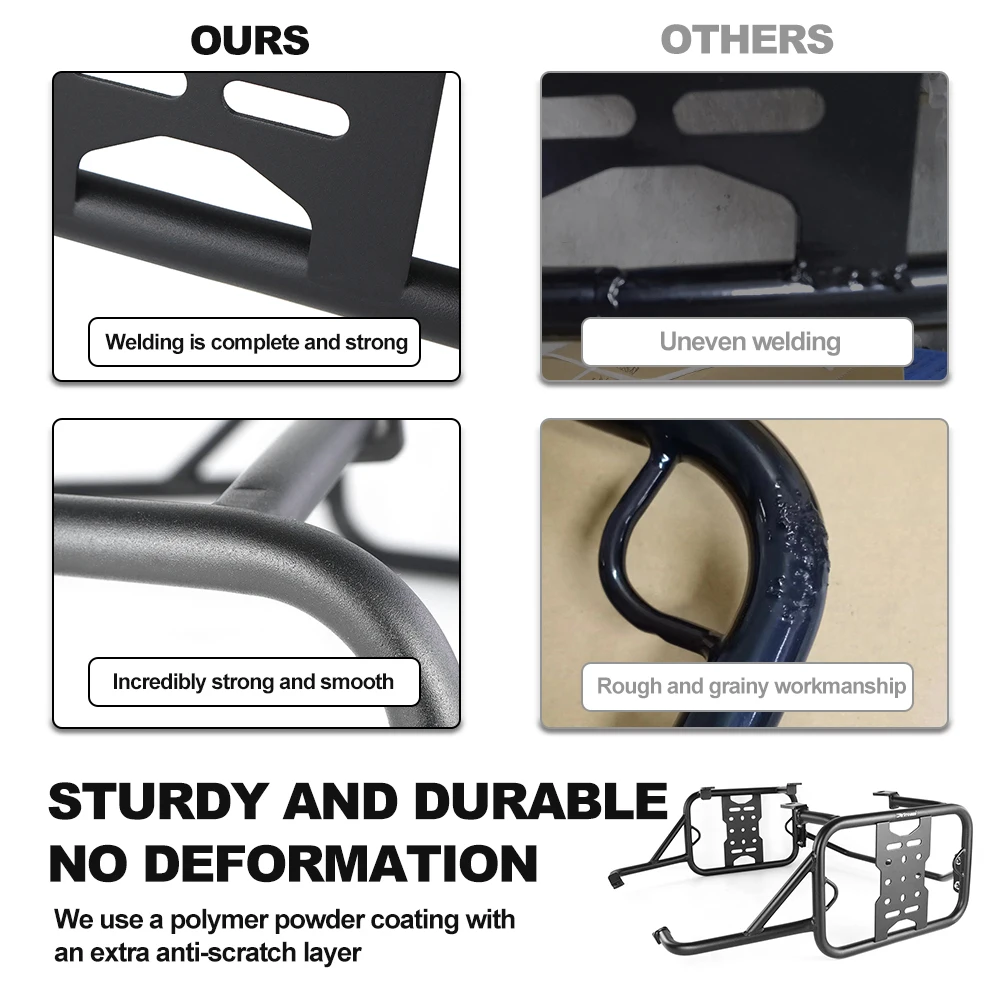 Per Honda CRF 1100 L CRF1100L Africa Twin 2024-2025 Moto In Acciaio Bisaccia Barre di Supporto Staffe di Montaggio Laterale Pannier Rastrelliere