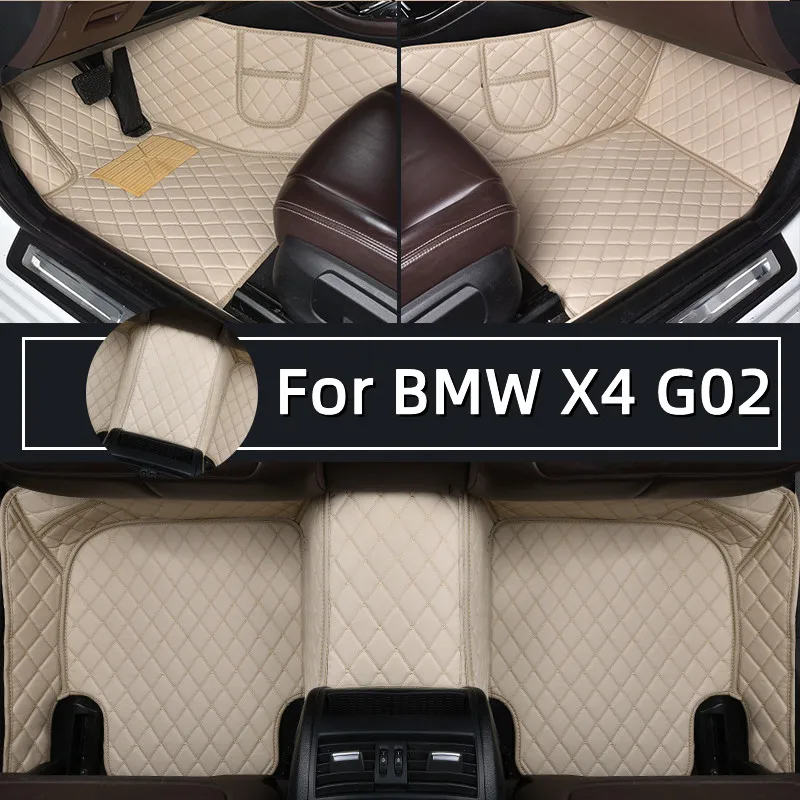 

For BMW X4 G02 2019 2020 Car floor mats Custom auto foot Pads automobile carpet cover interior accessories