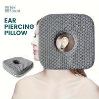 Ear Piercing Pillow for Side Sleepers, CNH and Ear Pain Ear Inflammation，with an Ear Hole Sleeping Pillow, Ear Guard Pillow