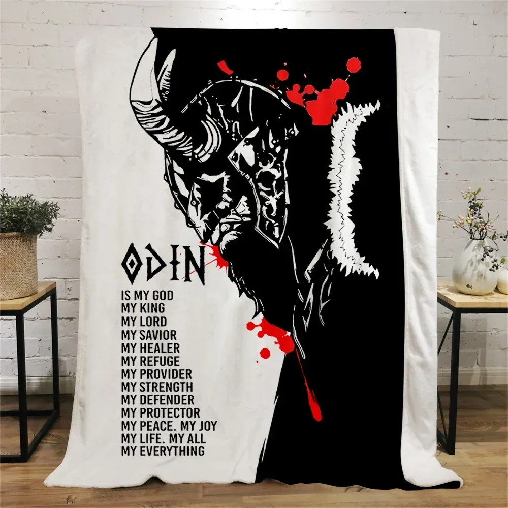 2026 3D Viking Pirate Blankets Fashion Viking Tattoo Blanket Home Vacation Casual Blanket Sofa Travel Office Fashion Throw Blank