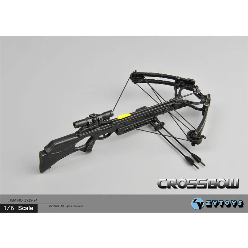 Mini Crossbow 1/6 Scale Arrows Bow Model 17cm for 12\'\' Action Figures Soldier Army Weapon Accessories Toys Gifts Collections