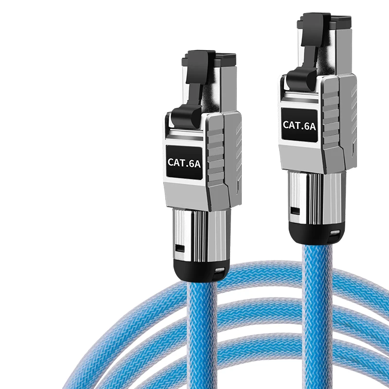 YYTCG Super Speed RJ45 Netzwerkkabel Cat8 Cat7 Cat6A Ethernet-Kabel 40 Gbit/s 2000 MHz Laptop Internet LAN-Kabel für PS4 WLAN-Router 4
