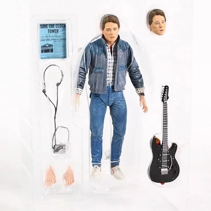 NECA العودة إلى المستقبل Ultimate Marty McFly (التخفيف) 18 سنتيمتر شخصية عمل لعبة الهدايا جمع اللعب