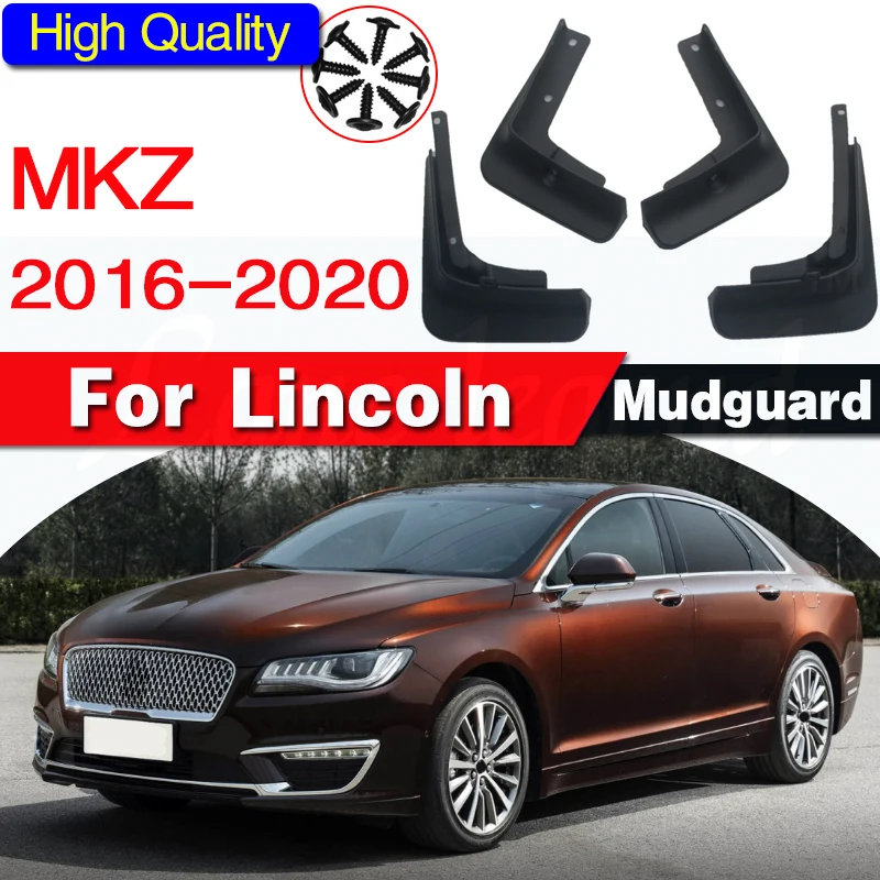 

FOR Lincoln MKZ Mudguard Fenders Mudflap splash Guard Mud flaps Mudguard Fender auto styline car accessories Front Rear 4pcs