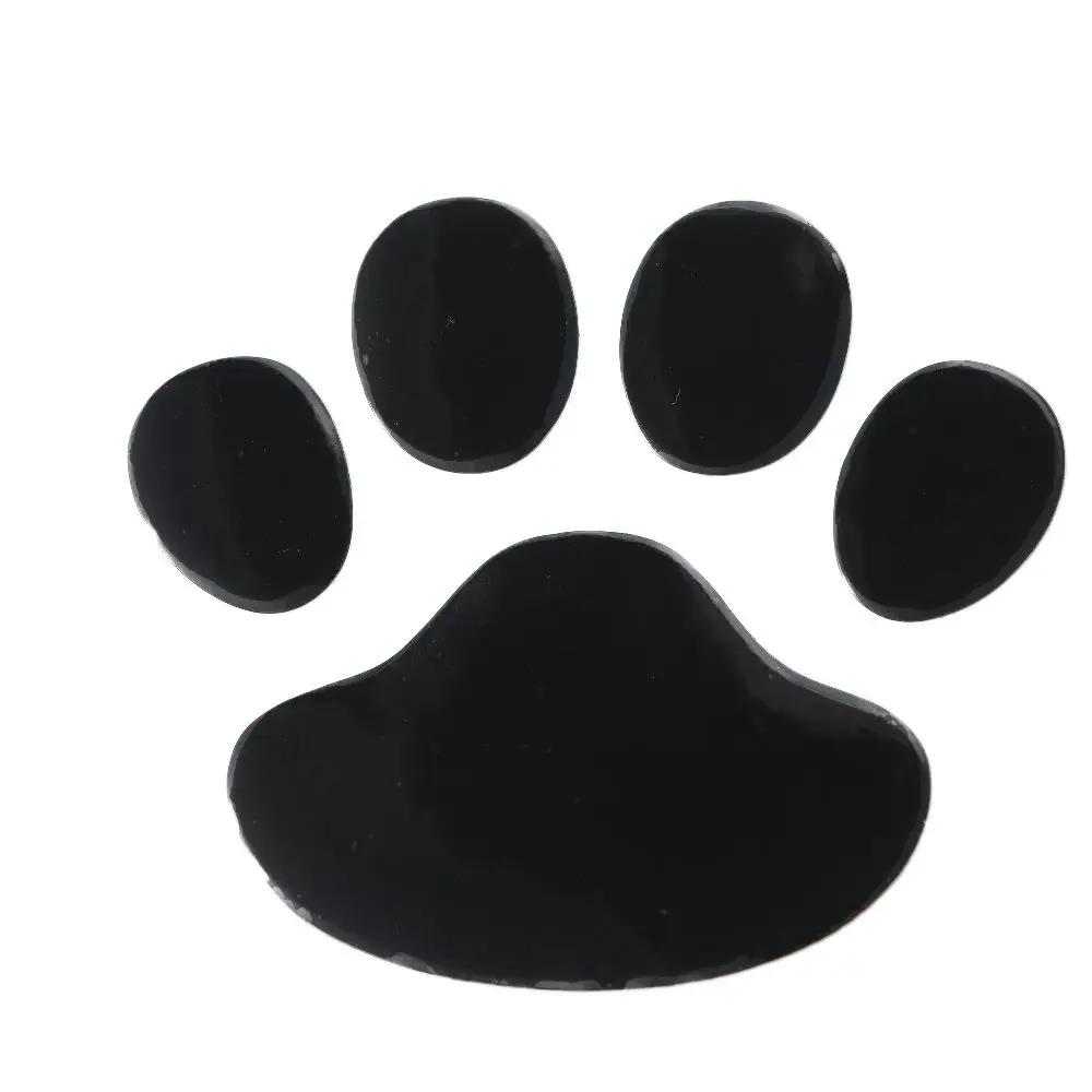 Black Car Window Animal Paw Dog Cat Foot Print Car Decal Bear Foot Prints 3D Car Stickers Car Stickers Bear Paw Stickers