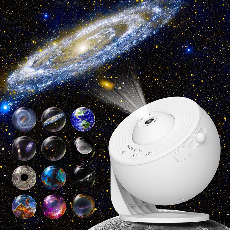 1PC Star Projector Galaxy Astronaut Space Night Light Projector Lamp Starry Nebula Ceiling for Room Decorative Children Gift