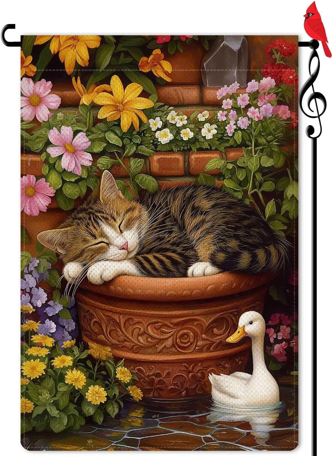 Spring Tabby Cat & … - image