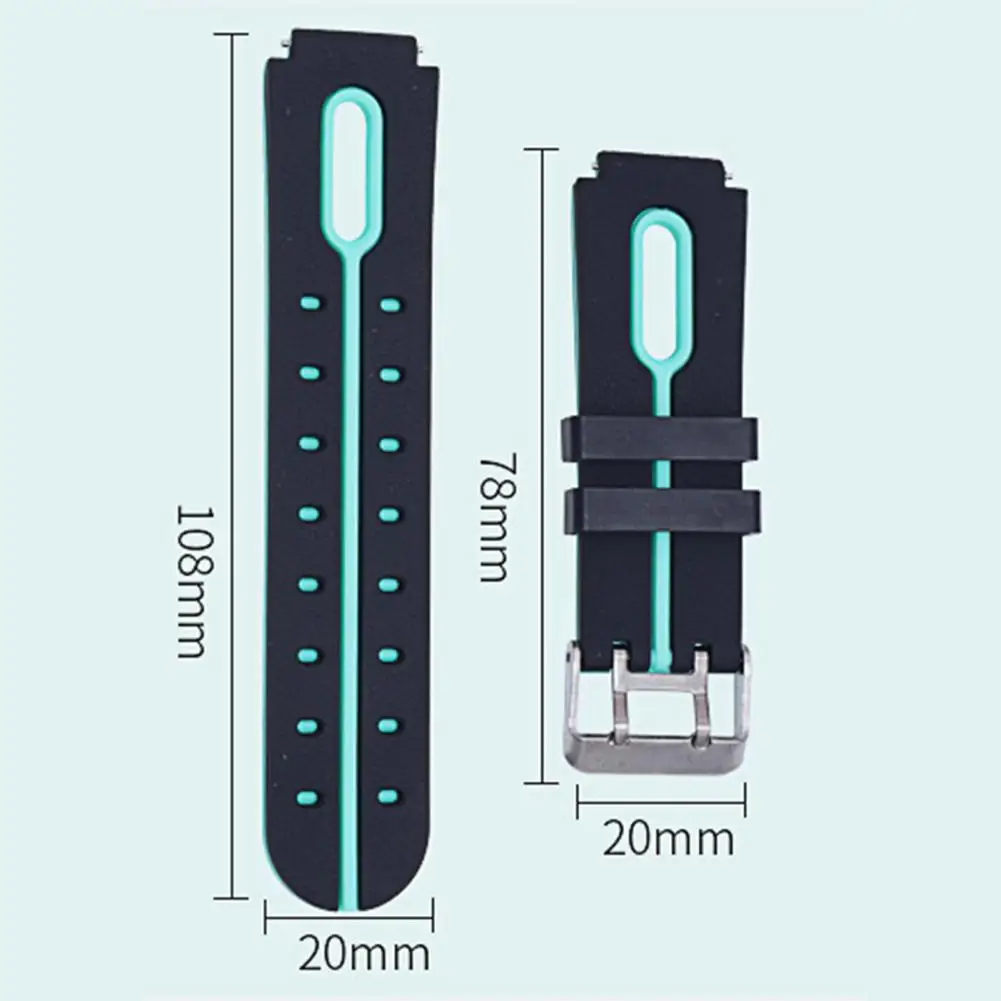 Durable Creative 16mm Smartwatch Wrist Strap Replacement Lightweight Wrist Strap Comfortable for Smart Watch