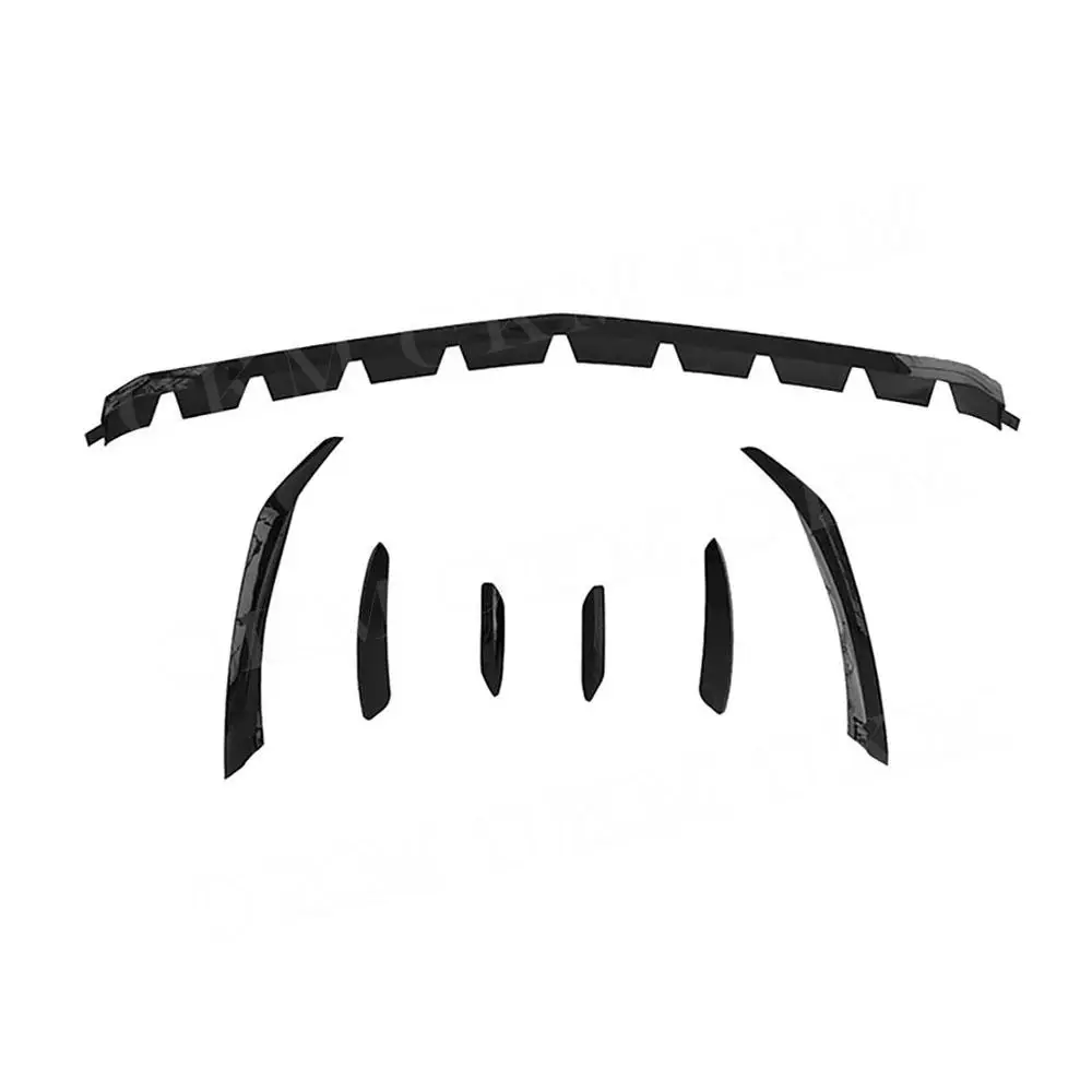 

7Pcs for Mercedes Benz A Class W177 A35 AMG Sedan 2019 2020 2022 Front Bumper Lip Spoiler Flaps Canard Body Kits