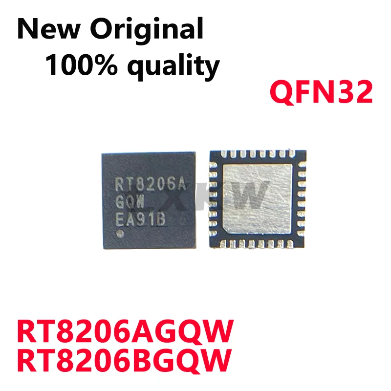 5/PCS New Original RT8206A RT8206AGQW RT8206B RT8206BGQW QFN32 Liquid crystal power management chip In Stock