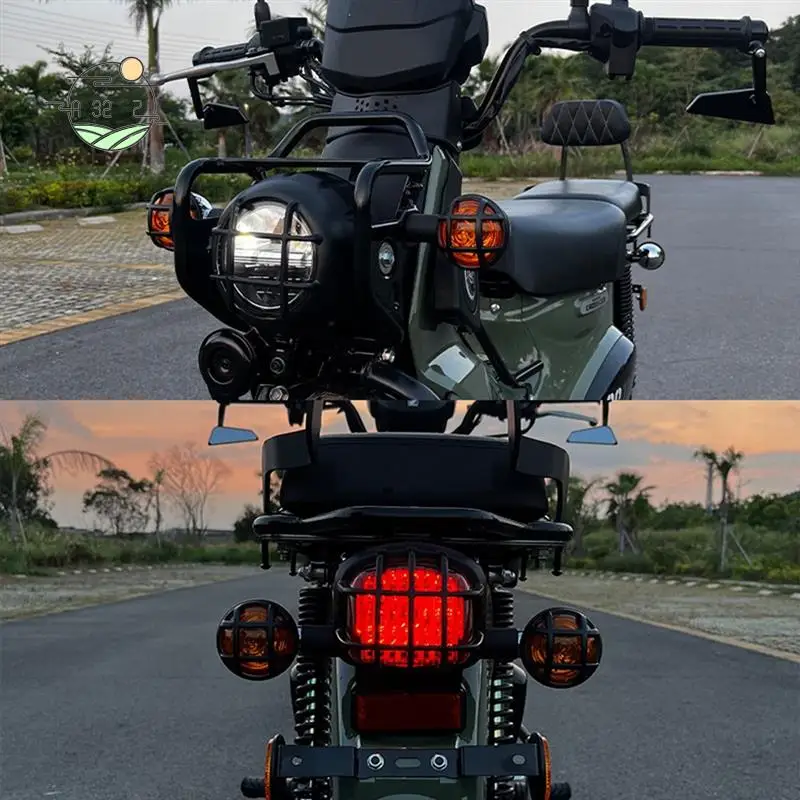 

A32Z-кронштейны для фар мотоцикла, защитный чехол для фары для Honda Cross Cub 110 CC110, аксессуары для задних фонарей