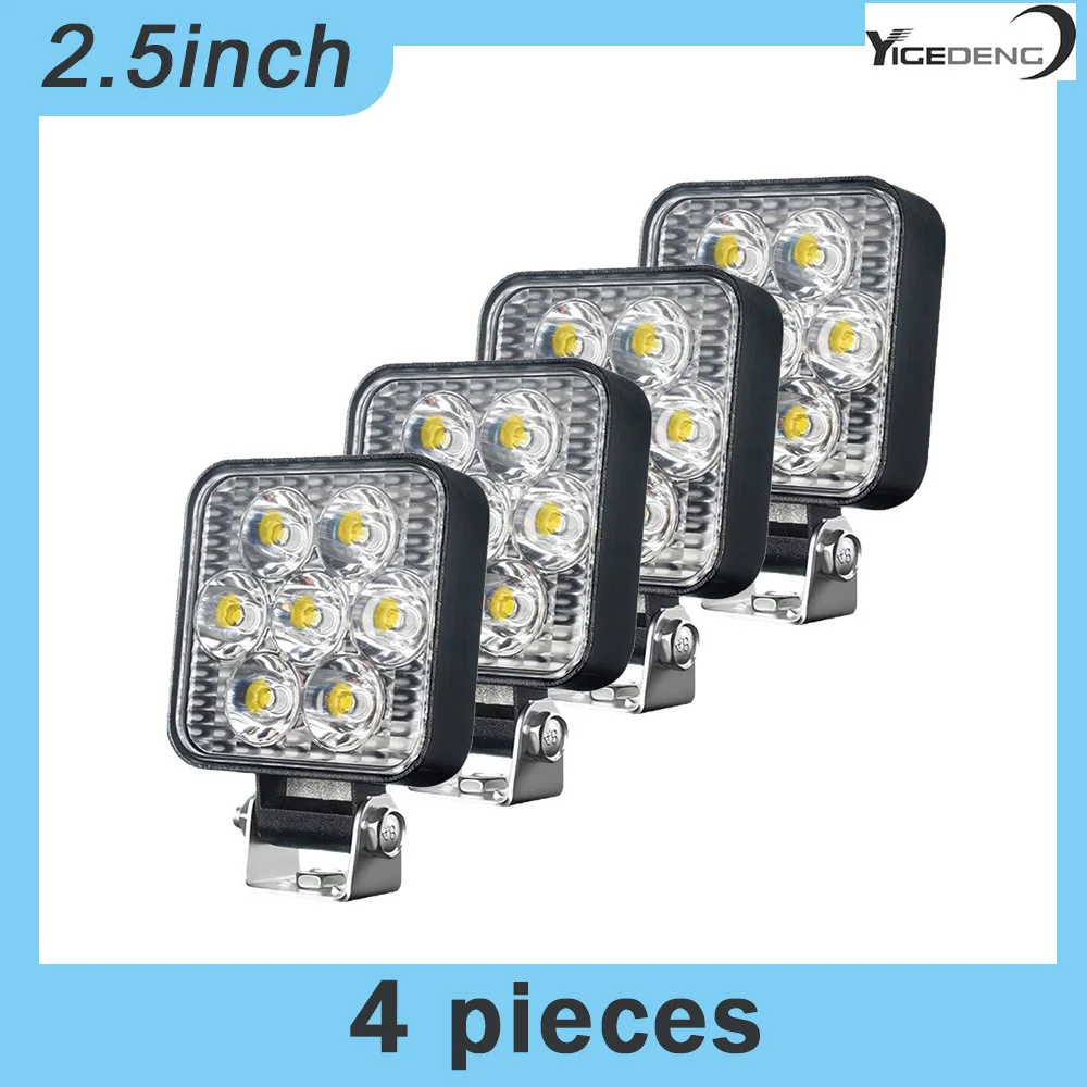 YIGEDENG-12V24V mini barra de luz led à prova dwaterproof água luz trabalho para carro trator barco caminhão 4x4 4wd suv offroad carro barra faróis led