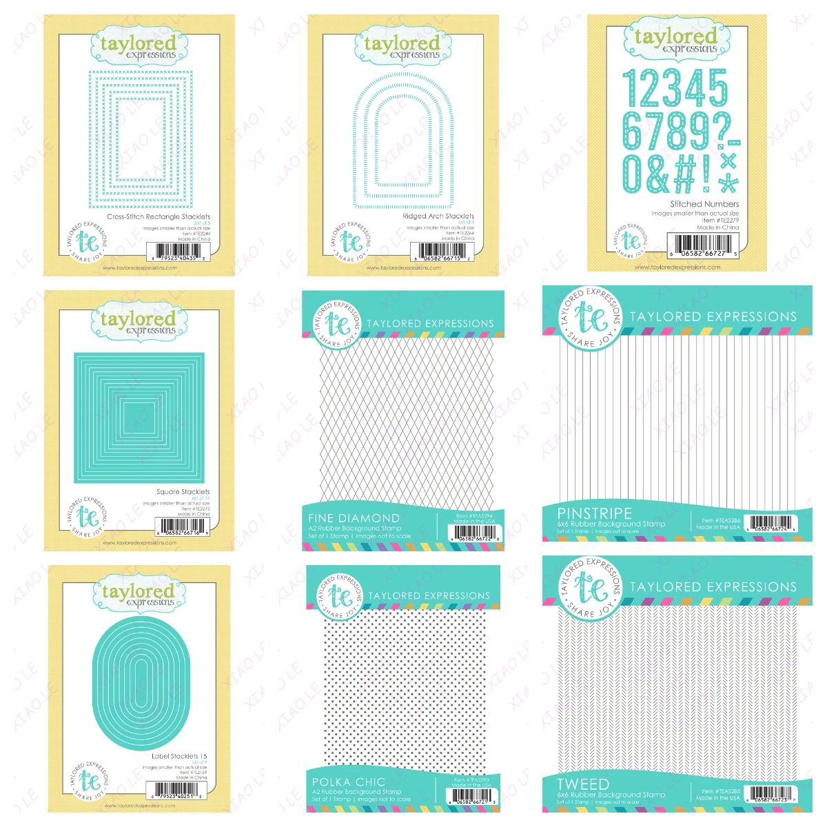 

New Cross Stitch Rectangle Stacklets Cutting Dies Stamps Craft Embossing Make Paper Greeting Card Making Template DIY Handmade