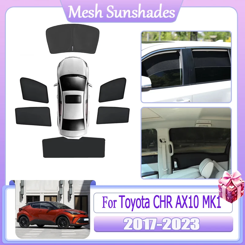

For Toyota CHR AX10 MK1 2017 2018 2019 2020 2021 2022 2023 Magnetic Car Sunshade Windshield Cover Protector Sunshade Front Tools