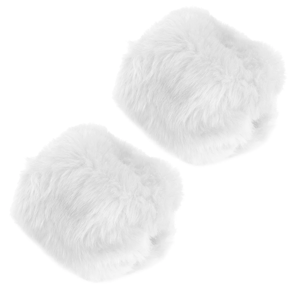 

1Pair Women Winter Faux Hairy Short Sleeve Wristband Glove Arm Warmers Thick Soft Warm Accessories for Cold Weather Outdoor Use
