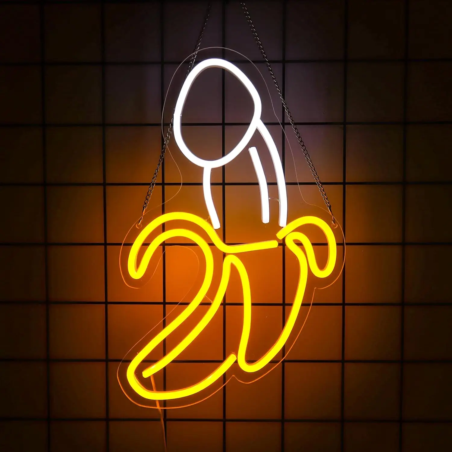 Banana Light Prank Creativity Neon Sign for Bachelorette Party Sex Shop Strip Club Wedding Bar Valentine's Day  Wall Decoration