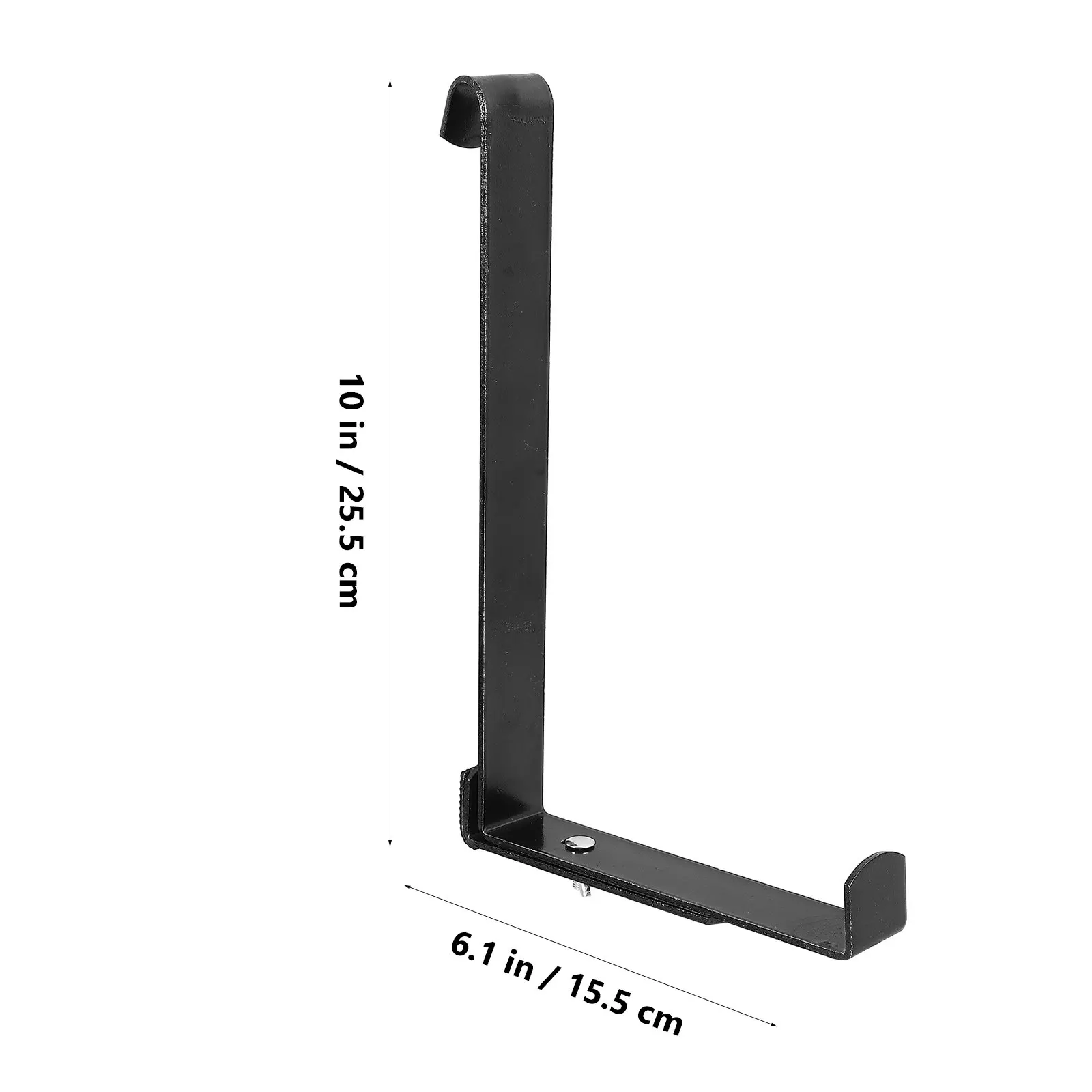 1Pair Stylish Planter Hanger Bracket for Balcony Window Outdoor Use Adjustable 1-8Cm Metal Flowerpot Hanging Rack Elegant Garden